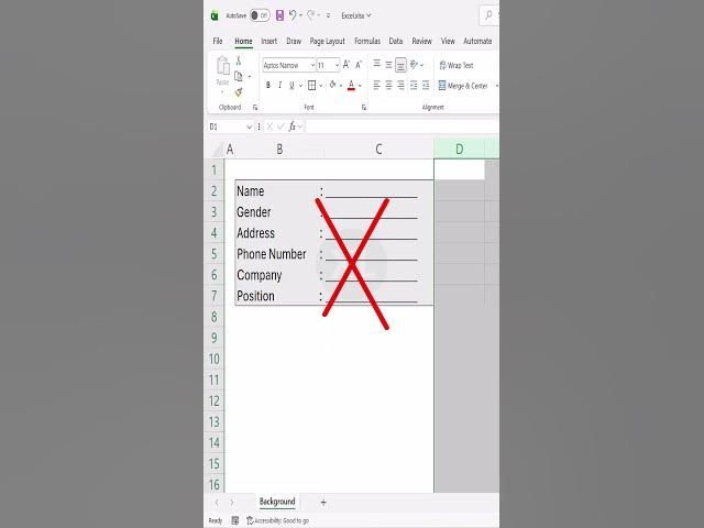 Video thumbnail for Noob Free Coloring – Excel mein Smart Trick #excel #excelforbeginners #excelshortcuts #exceltips