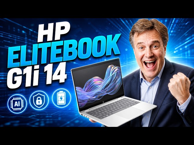 Video thumbnail for HP ELITEBOOK G1i 14 - Il laptop definitivo per chi lavora in movimento