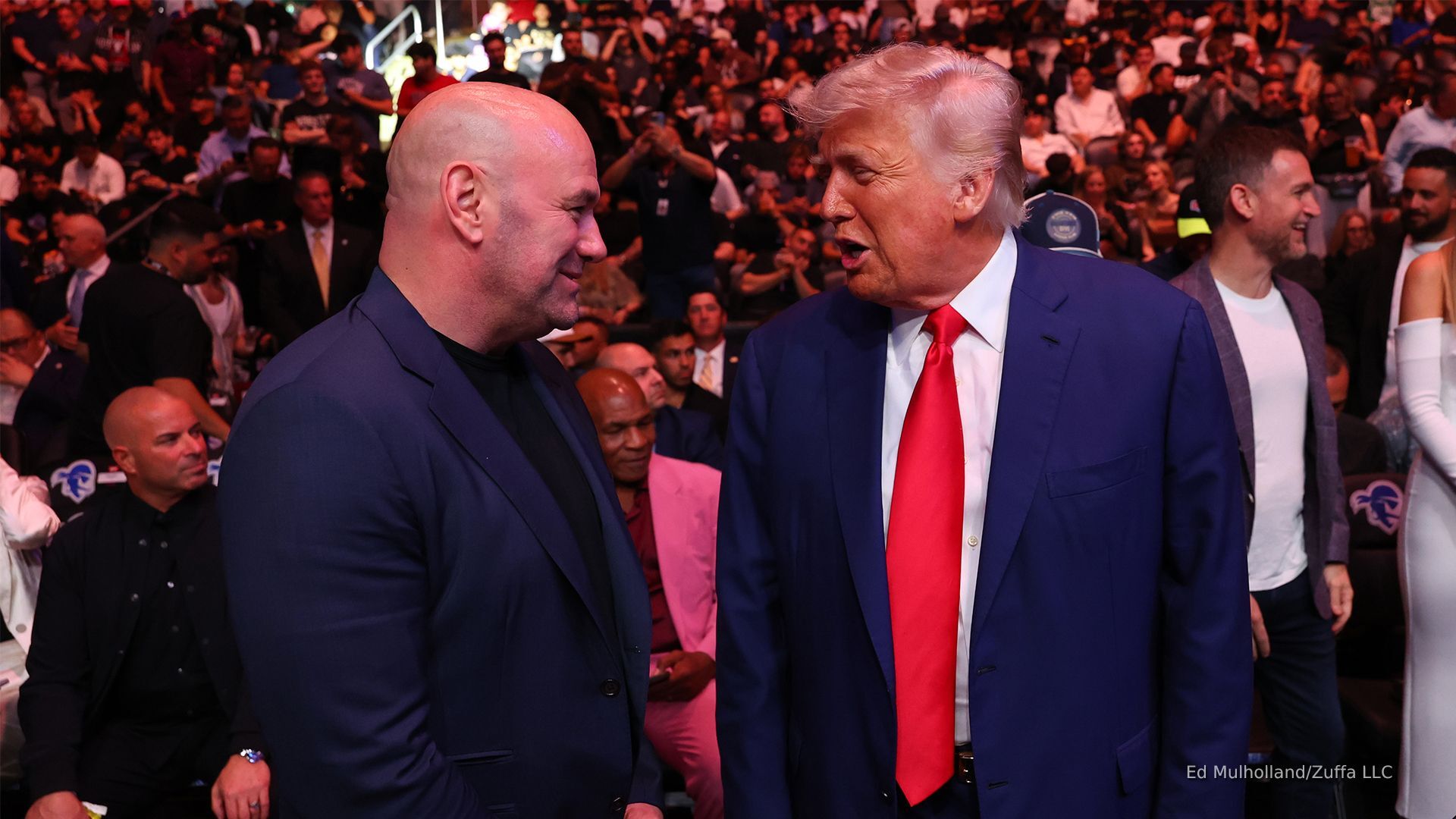 'Video thumbnail for UFC boss says cage fight at White House is ‘going to happen’'