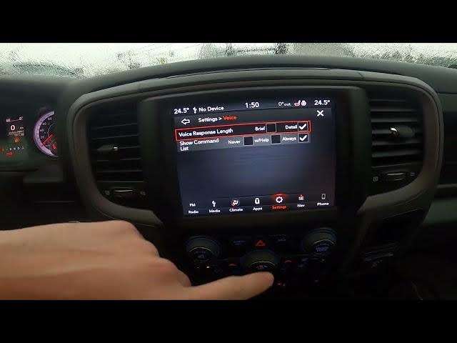 Video thumbnail for How to Find and Manage Voice Assistant Settings in Dodge Ram 1500 II ( 2019 - now )