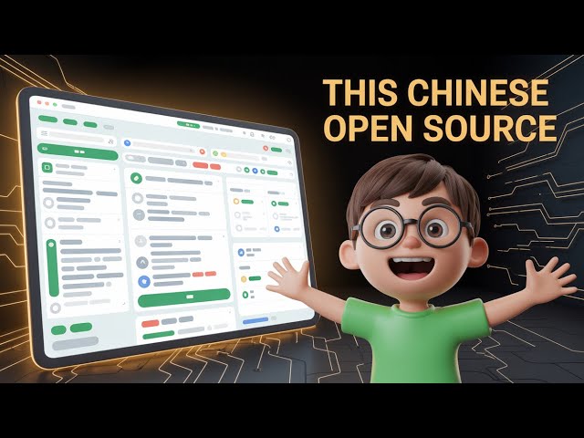 Video thumbnail for This Chinese Open Source AI Builds Full Stack Apps and Publish Them for FREE!