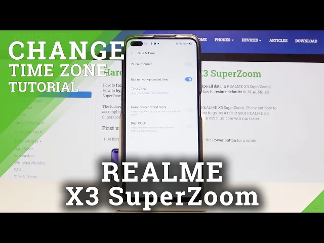 Video thumbnail for How to Set Up New Date on REALME X3 SuperZoom – Date & Time Settings