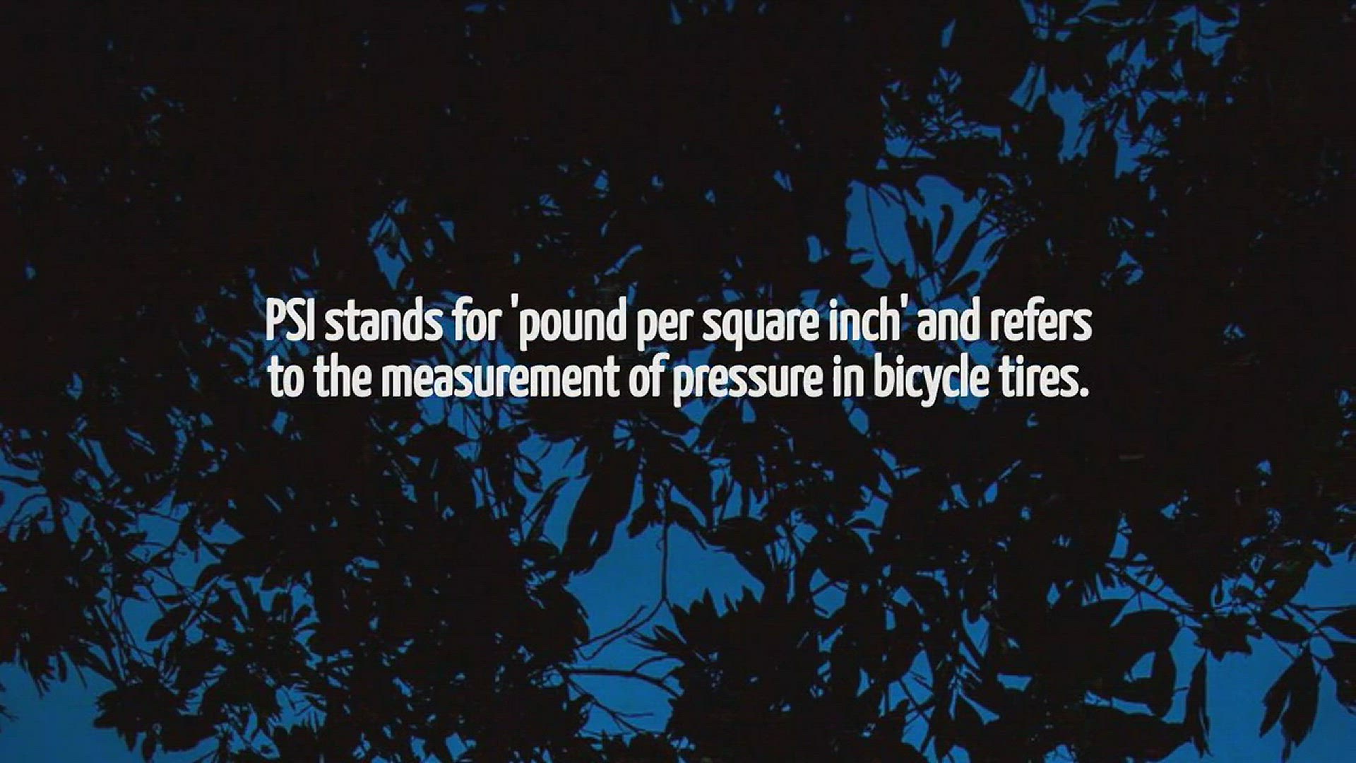 Video thumbnail for What Psi Bicycle Tires