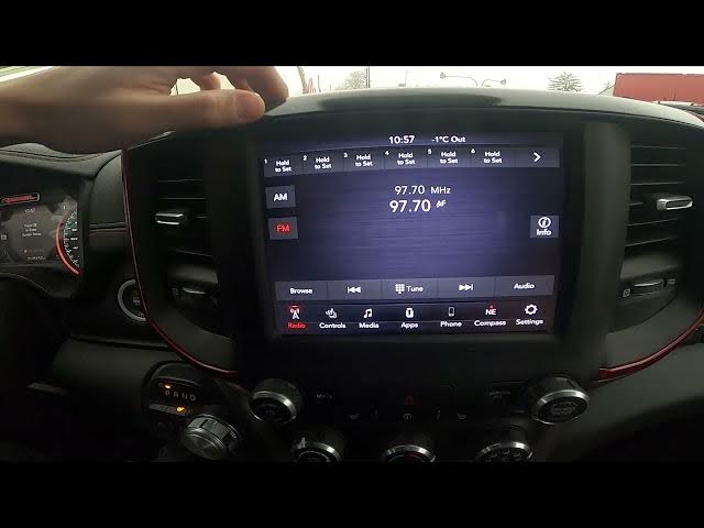 Video thumbnail for How to Assign Radio Station to Button in Dodge RAM REBEL 1500 II ( 2019 - now )