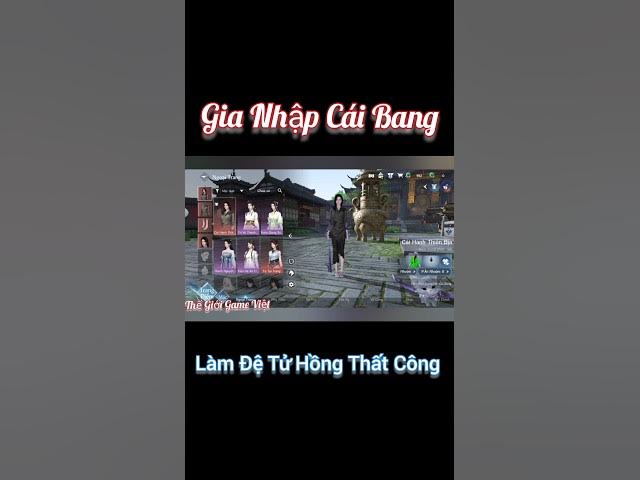 Video thumbnail for Cách Gia Nhập Cái Bang Trong Nghịch Thủy Hàn – Chỉ Trong 1 Phút! #nghichthuyhan #thếgiớigameviệt