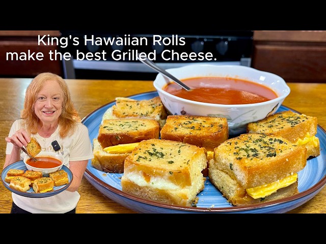 Video thumbnail for MINI GRILLED CHEESE Using King's Hawaiian Rolls