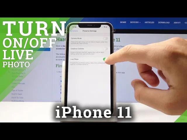 Video thumbnail for How to Enable Live Photo in iPhone 11 – Turn Off Live Photos
