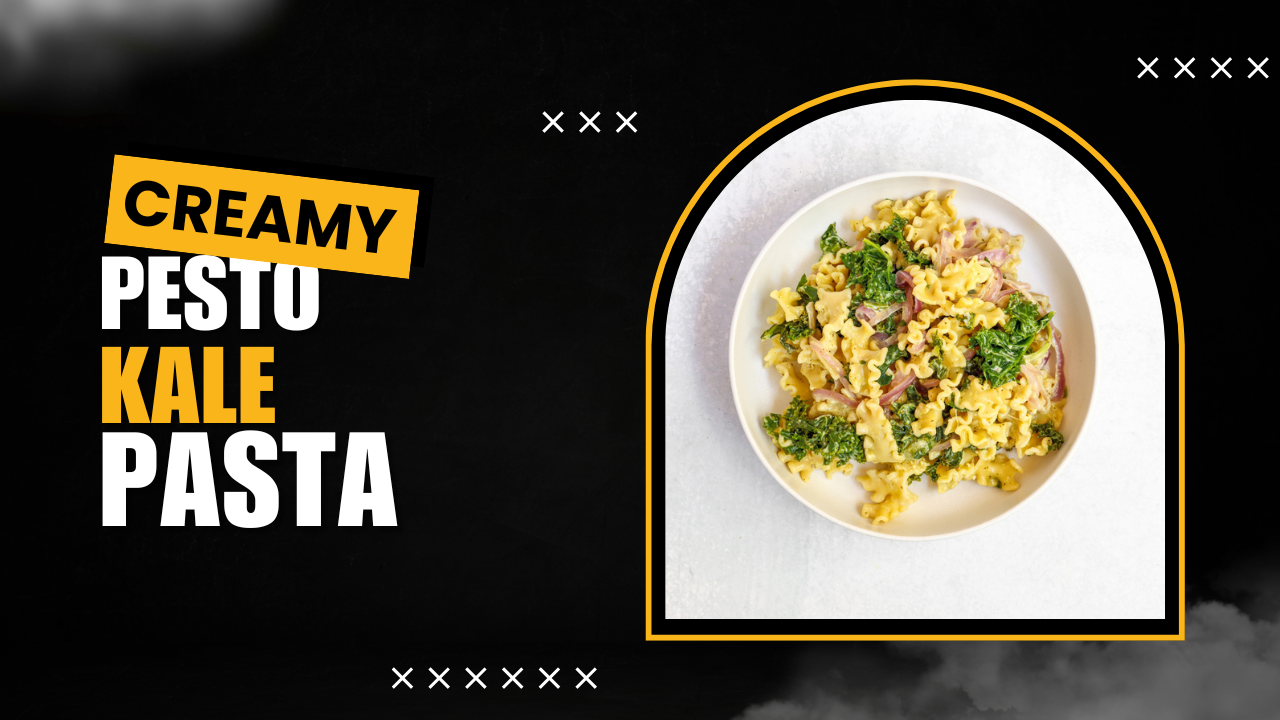 'Video thumbnail for Creamy Pesto Kale Salad'