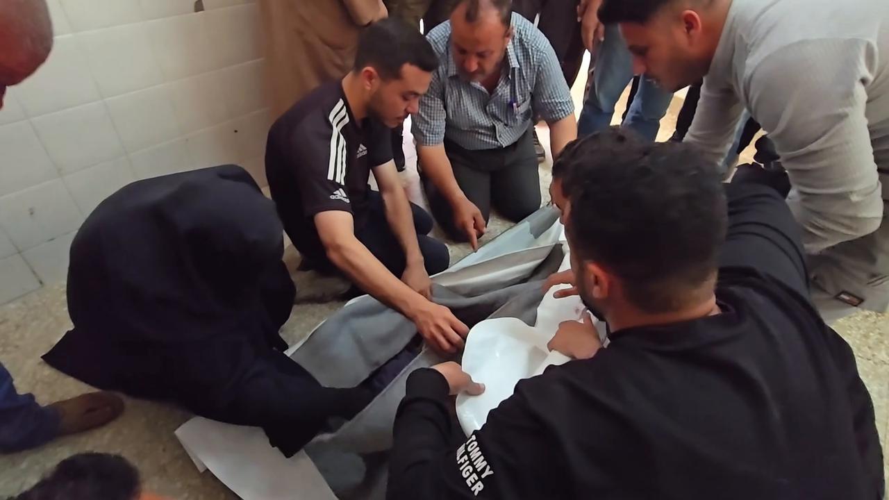 Video thumbnail for Palestinian killed, another injured in Israeli drone strike in central Gaza (2).