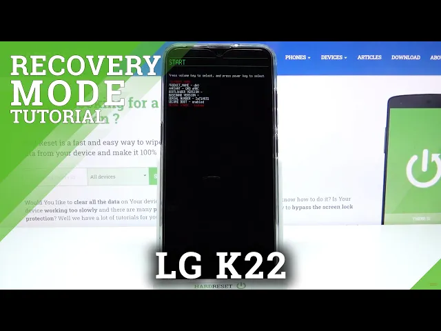 Video thumbnail for How to Enter Recovery Mode in LG K22 – Find Recovery Mode Options