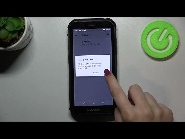 Video thumbnail for How to Reset DRM in DOOGEE S40 – Erase DRM Licenses