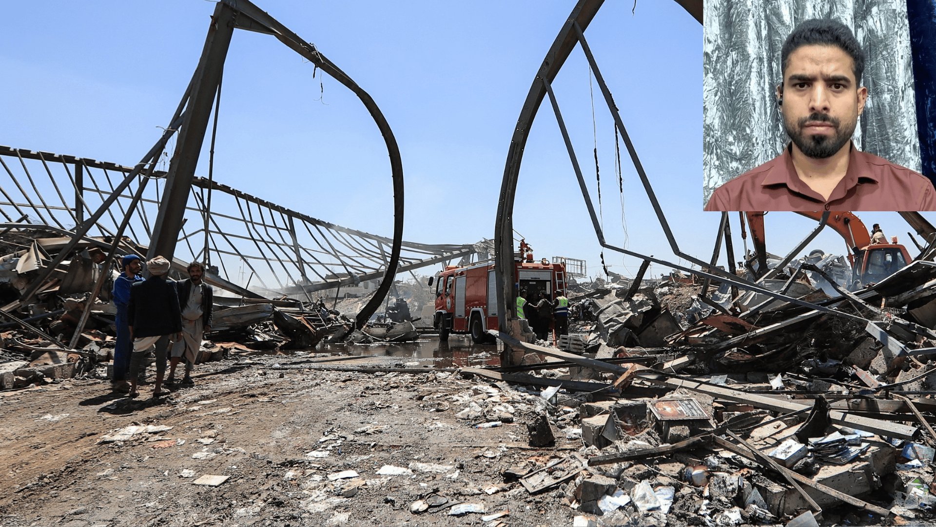 Video thumbnail for Saudi-led coalition says it hit 136 Houthi targets as air strikes hit Sanaa