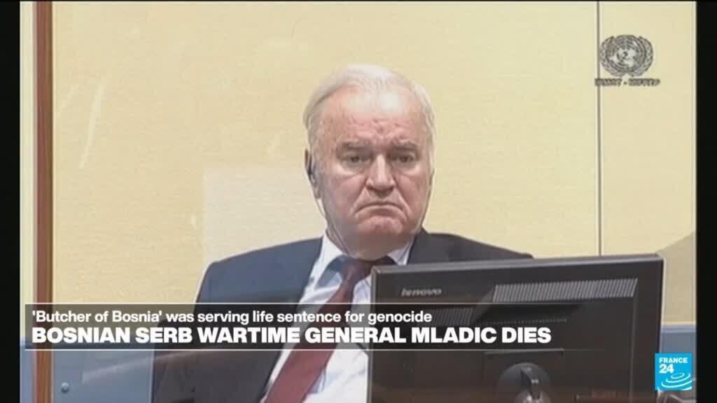 Video thumbnail for Ratko Mladic, former general convicted of Bosnia genocide, dies