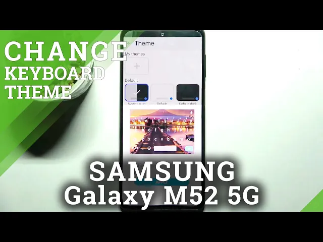 Video thumbnail for How to Customize Keyboard Theme on Samsung Galaxy M52 5G – G-board App
