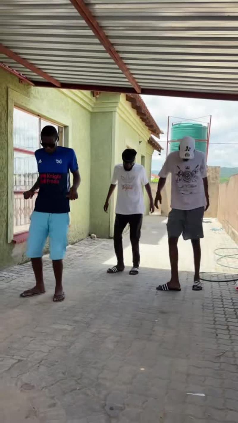 Video thumbnail for Friends Grooving in Sync to an Outdoor Dance Routine