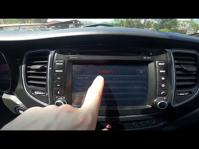 Video thumbnail for How to Change System Language in Kia Carens IV ( 2013 – 2018 )