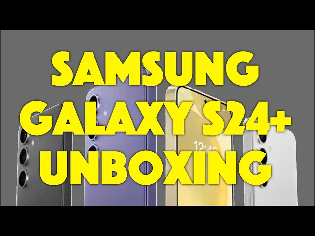 Video thumbnail for Samsung Galaxy S24 Plus Android Smartphone -- UNBOXING