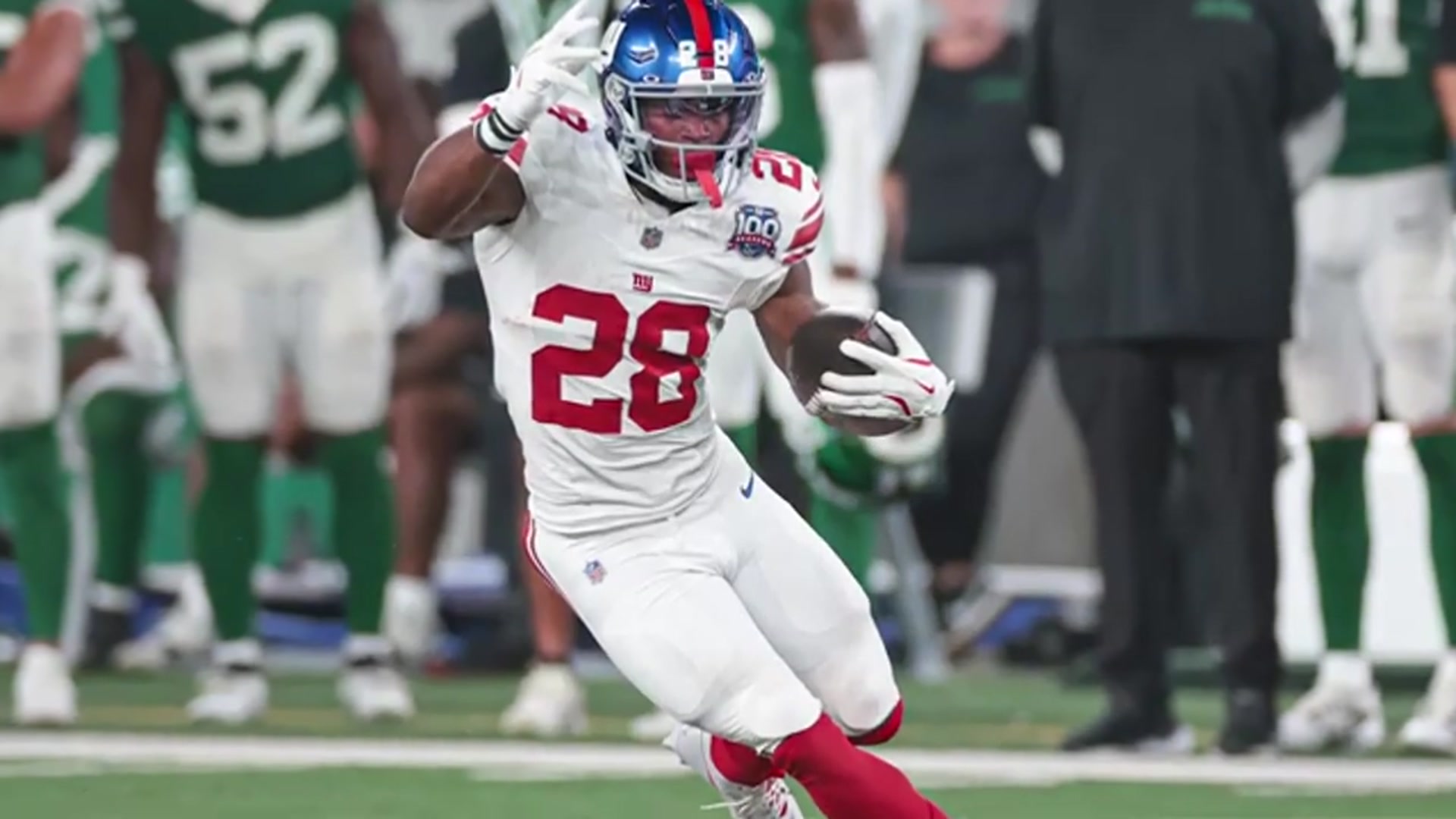 'Video thumbnail for The Lions Have A Brand New Running Back Making A LOT Of Noise At Training Camp...'