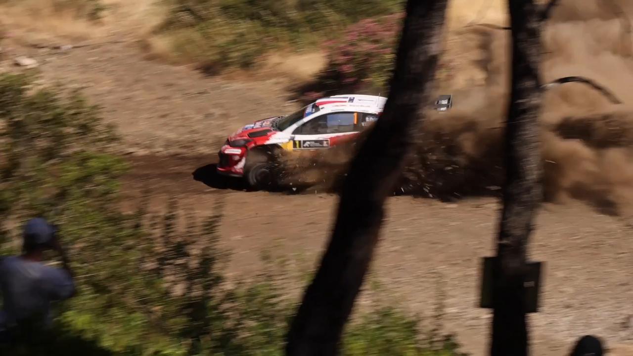Video thumbnail for Greece: Drivers face rugged gravel stages on final day of Acropolis Rally in Greece.