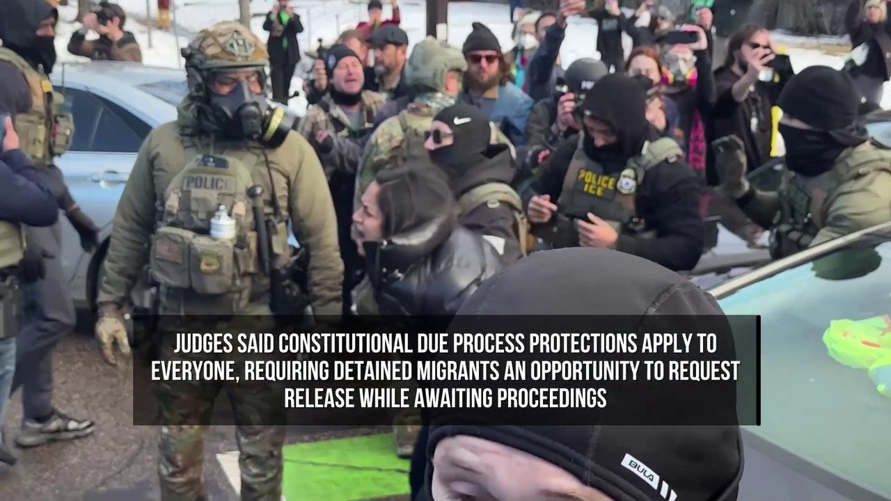 Video thumbnail for Appeals Court Limits Length of Migrant Detention Without Bond Hearings.