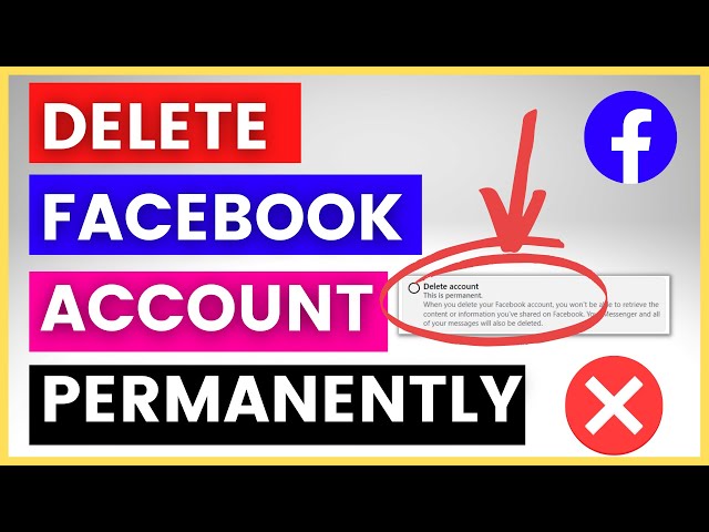 Video thumbnail for How To Delete A Facebook Account Permanently? [in 2025]