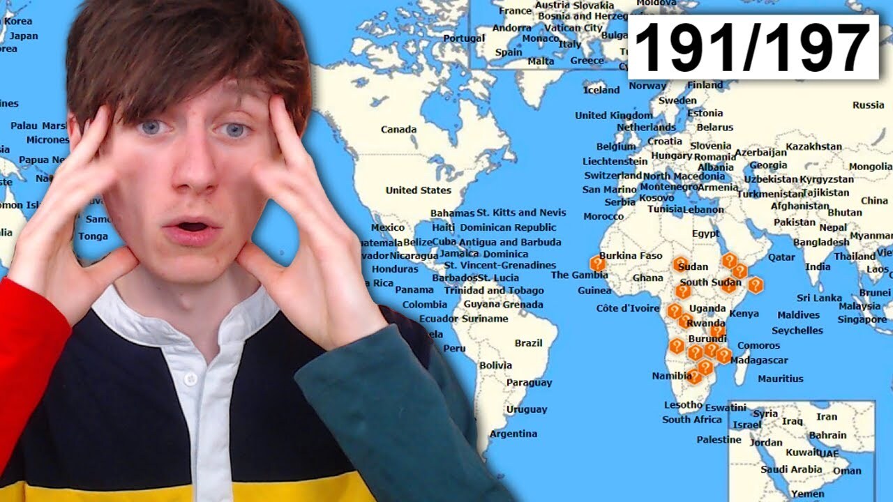 Video thumbnail for I named all 197 countries in the world