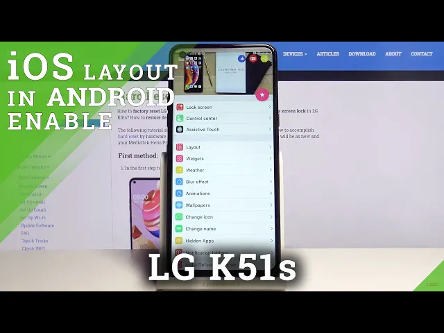 Video thumbnail for How to Download and Install iOS Launcher in LG K51s – Find iOS Menu