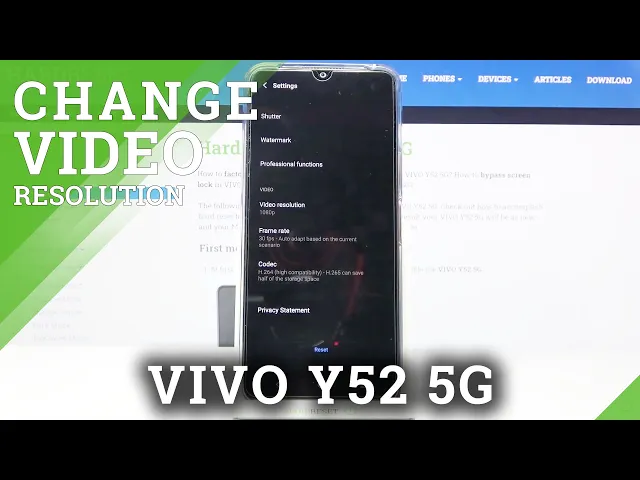 Video thumbnail for How to Change Video Resolution on Vivo Y52 5G – Find Video Quality Settings