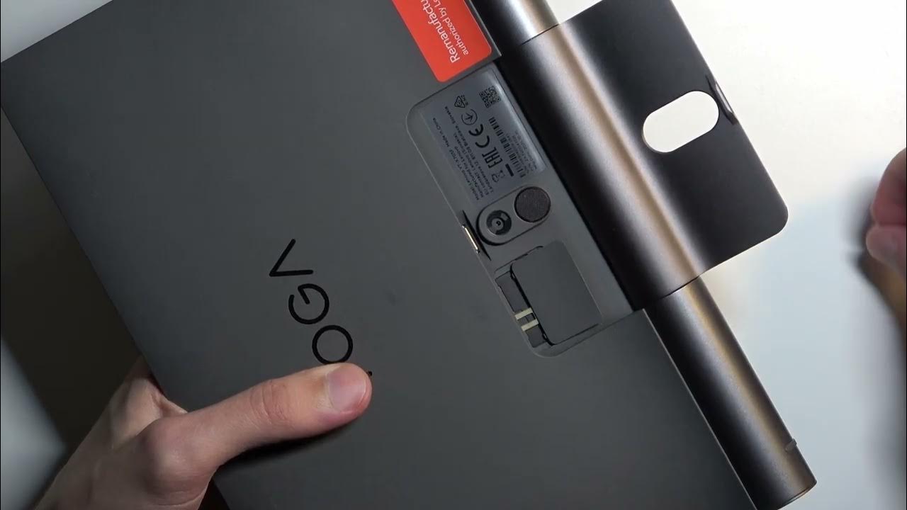 Video thumbnail for How to Insert an SD Card into a Lenovo Yoga Smart Tab – Expand Storage using Memory Card