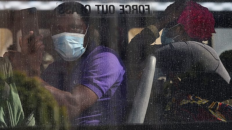 Video thumbnail for Temporary shelter becomes home for migrants fleeing unrest in South Africa