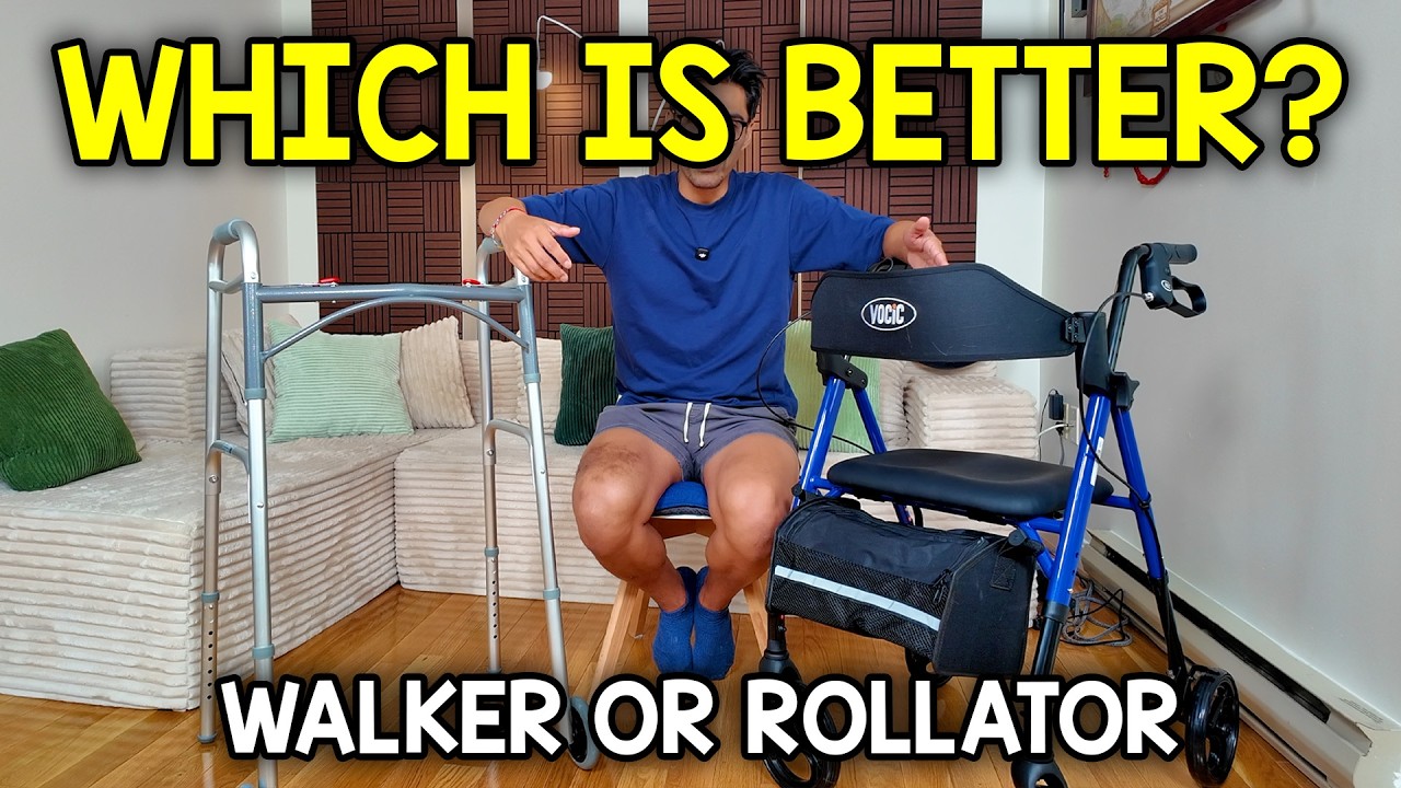 Video thumbnail for Drive Medical Walker Vs Vocic Z21 Rollator (Which To Buy?)