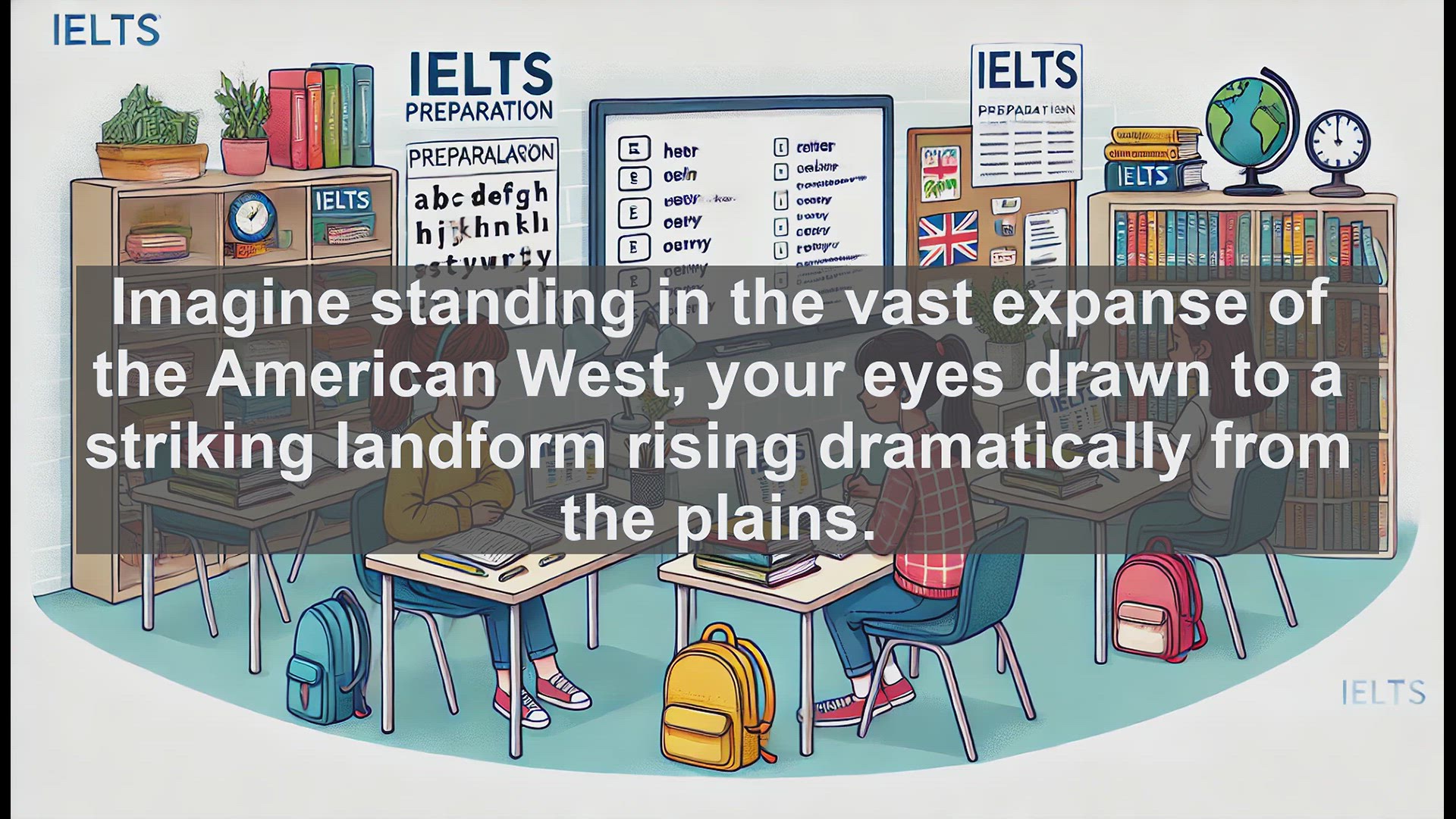 'Video thumbnail for 5000 Must Know IELTS 8.0 Vocabulary - What is a Butte? Exploring Unique Landforms'