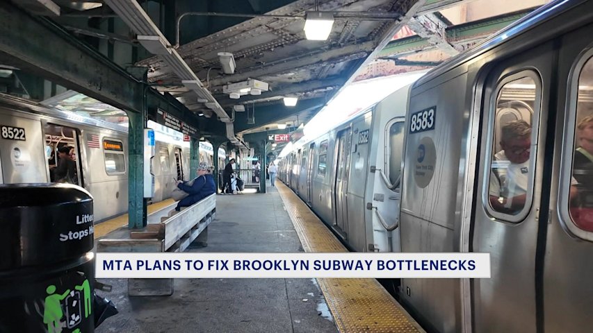 Video thumbnail for MTA plans to fix Brooklyn subway 'bottleneck' stations. Here's how. 