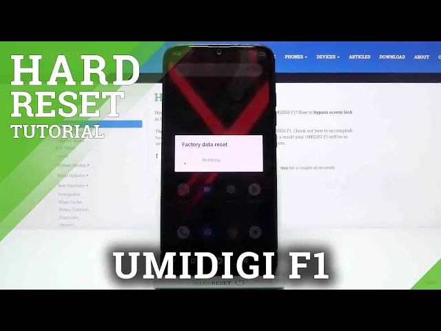 Video thumbnail for How to Hard Reset UMIDIGI F1 – Wipe Data