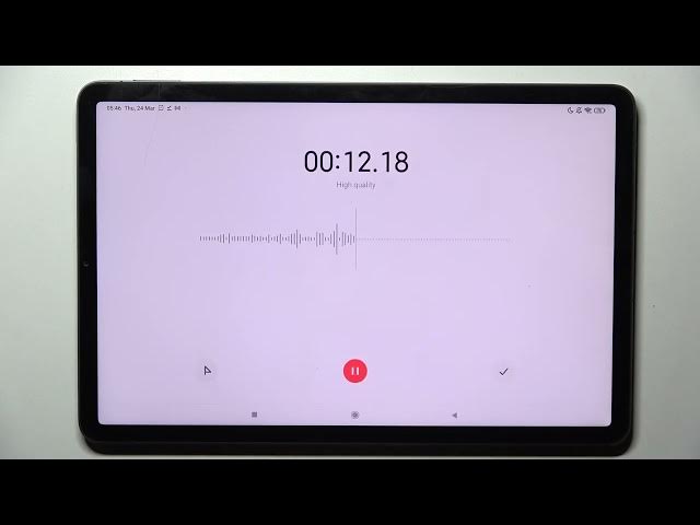Video thumbnail for How to Record Sounds on XIAOMI PAD 5 | Sound Record App in XIAOMI PAD 5