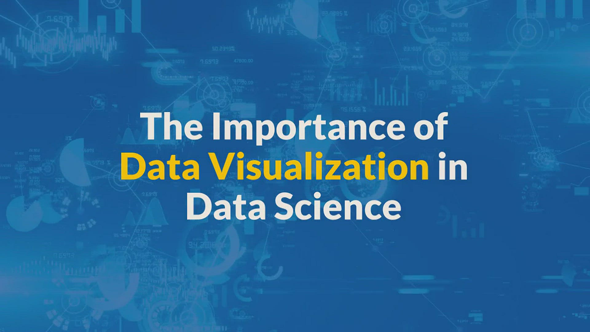 'Video thumbnail for Why is Data Visualization so Important in Data Science?'