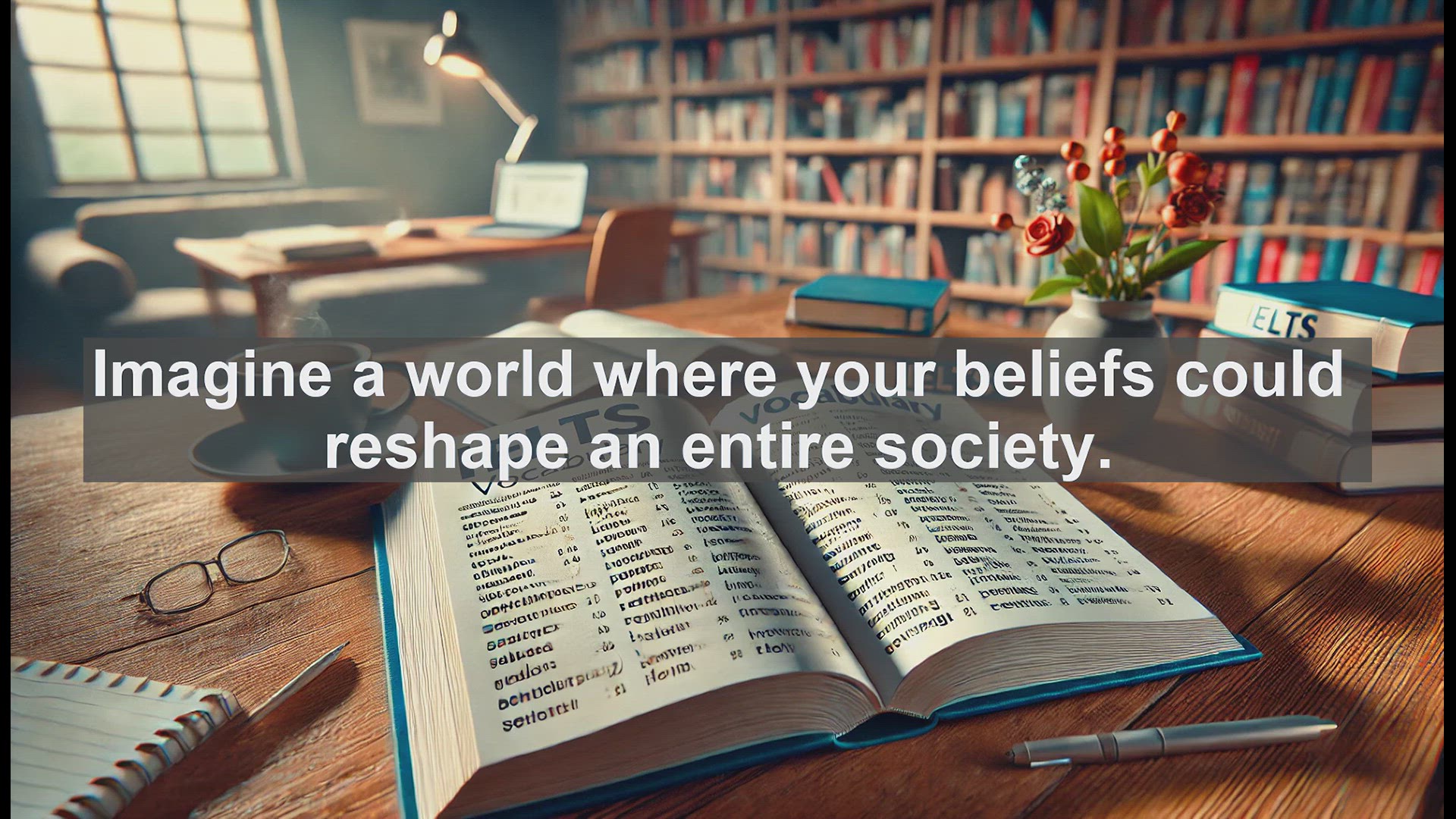 'Video thumbnail for 2000 Must Know IELTS 9.0 Vocabulary - Calvinize: The Powerful Verb Shaping Societies'
