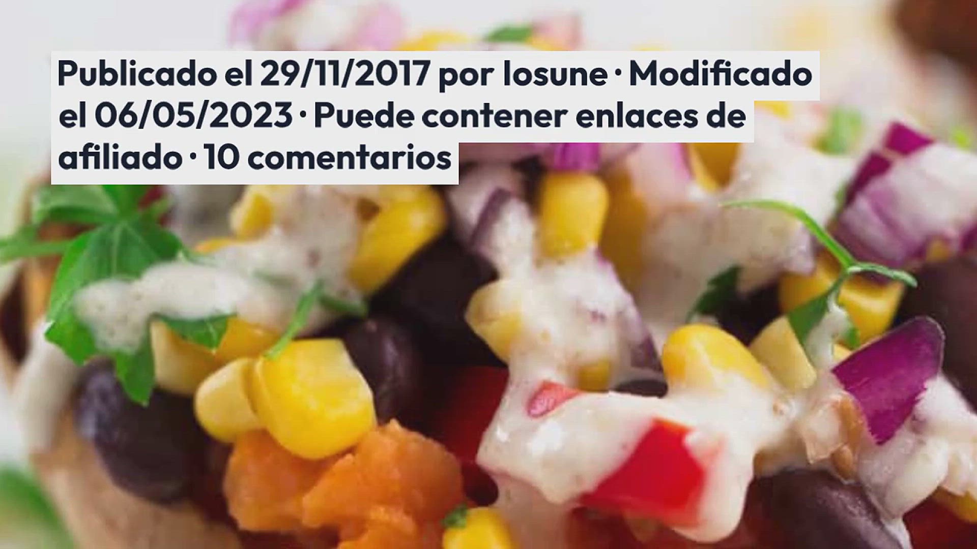 Video thumbnail for Batatas Asadas Rellenas