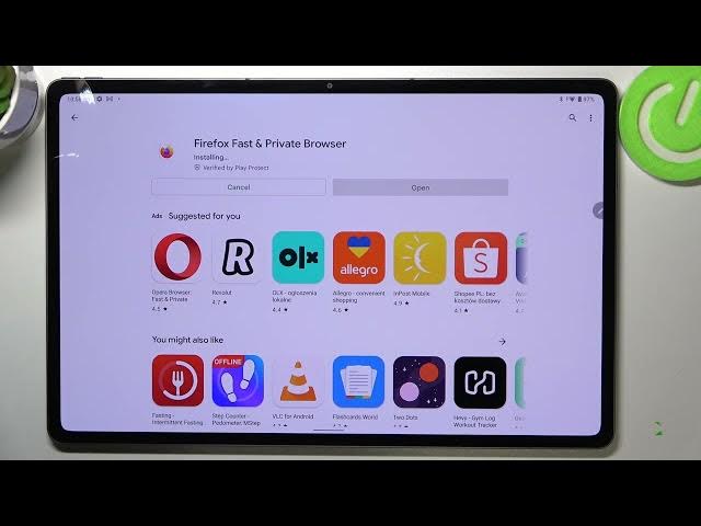 Video thumbnail for How to Download and Install Mozilla Firefox Browser on Lenovo Tab P12 Pro?