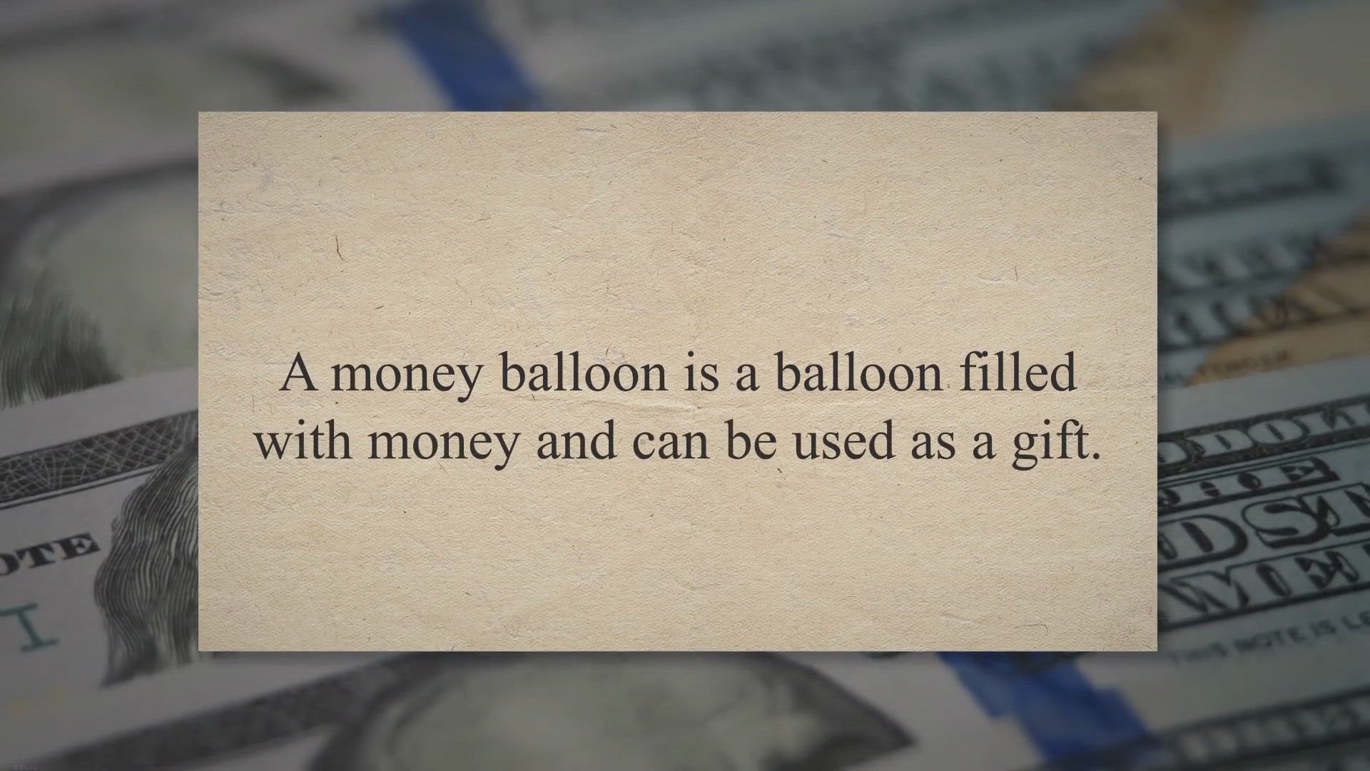 Video thumbnail for Money Balloon – How To Put Money In A Balloon