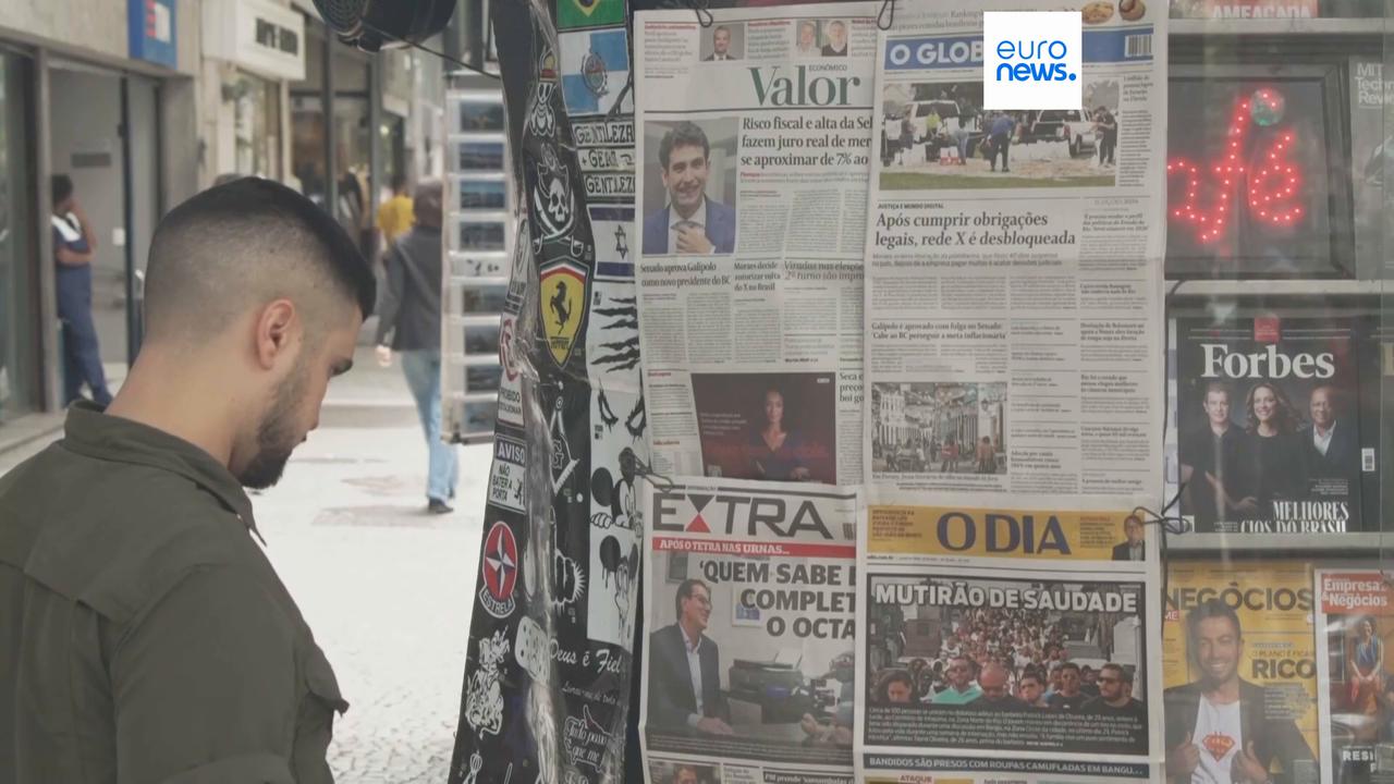 Video thumbnail for European Commission hits Elon Musk’s social network X with €120 million fine