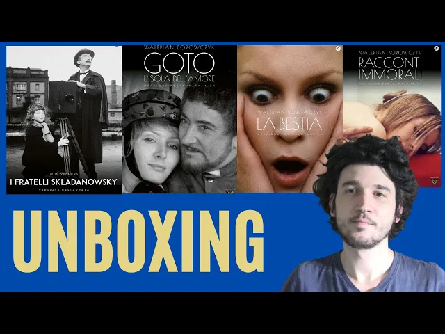 'Video thumbnail for Cg entertainment Settembre 2024:  Unboxing home video da Caracas ai tre film blu-ray di Borowczyk'