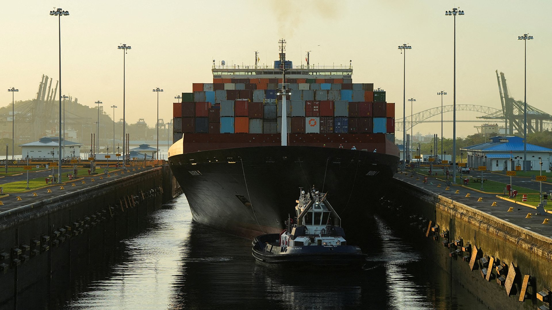 Video thumbnail for Panama Canal to reduce shipping as ‘extreme’ El Nino approaches
