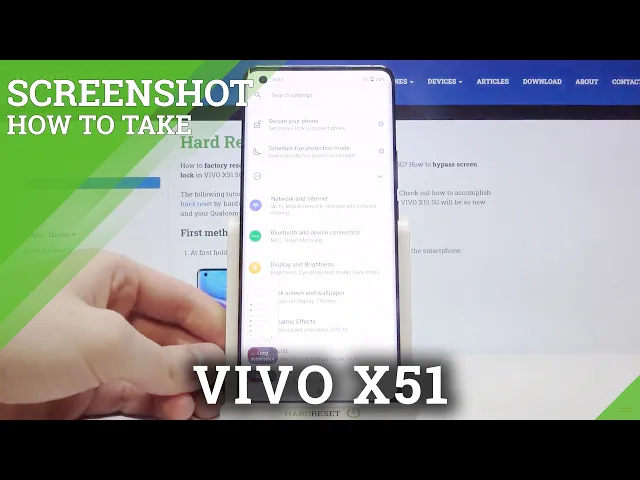 Video thumbnail for How to Take Screenshot on VIVO X51 5G - Grab Displayed Screen