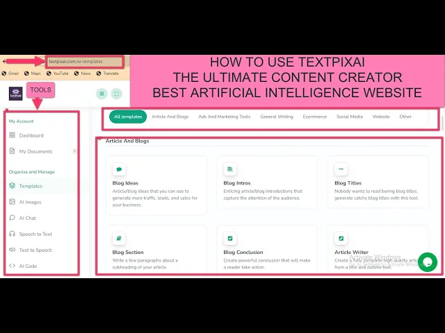 'Video thumbnail for How to Use Textpixai: Artificial Intelligence Tutorial | AI Tutorial for Beginners | AI'