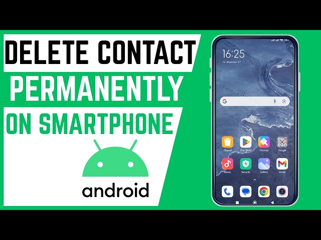 Video thumbnail for How To Permanently Delete Phone Contact On Android Smartphone