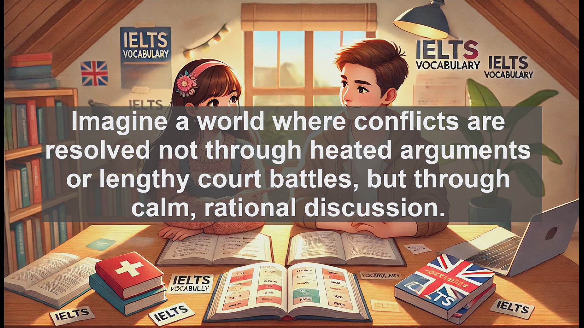 'Video thumbnail for 5000 Must Know IELTS 8.0 Vocabulary - Understanding 'Arbitrate': A Key Word for IELTS Success'