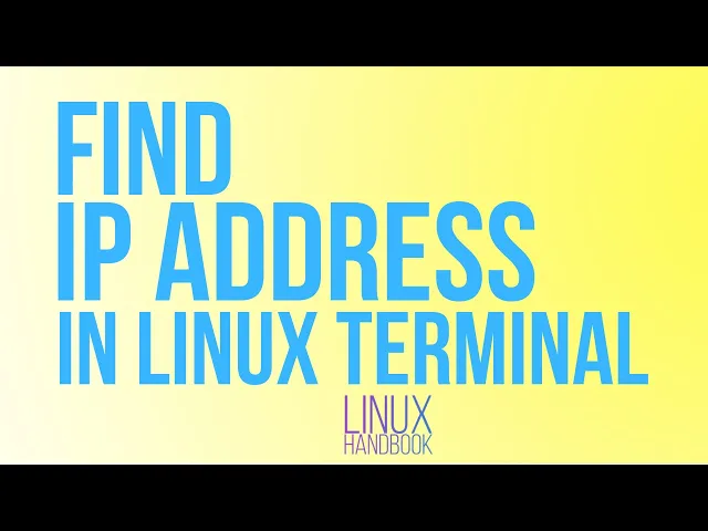 'Video thumbnail for How to Find Your IP Address in Linux Terminal'