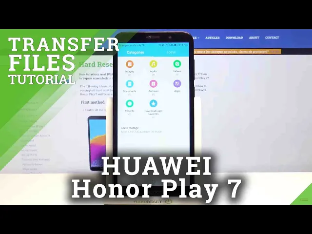 Video thumbnail for How to Transfer Files in HUAWEI Honor Play 7 – Send Media to External Storage