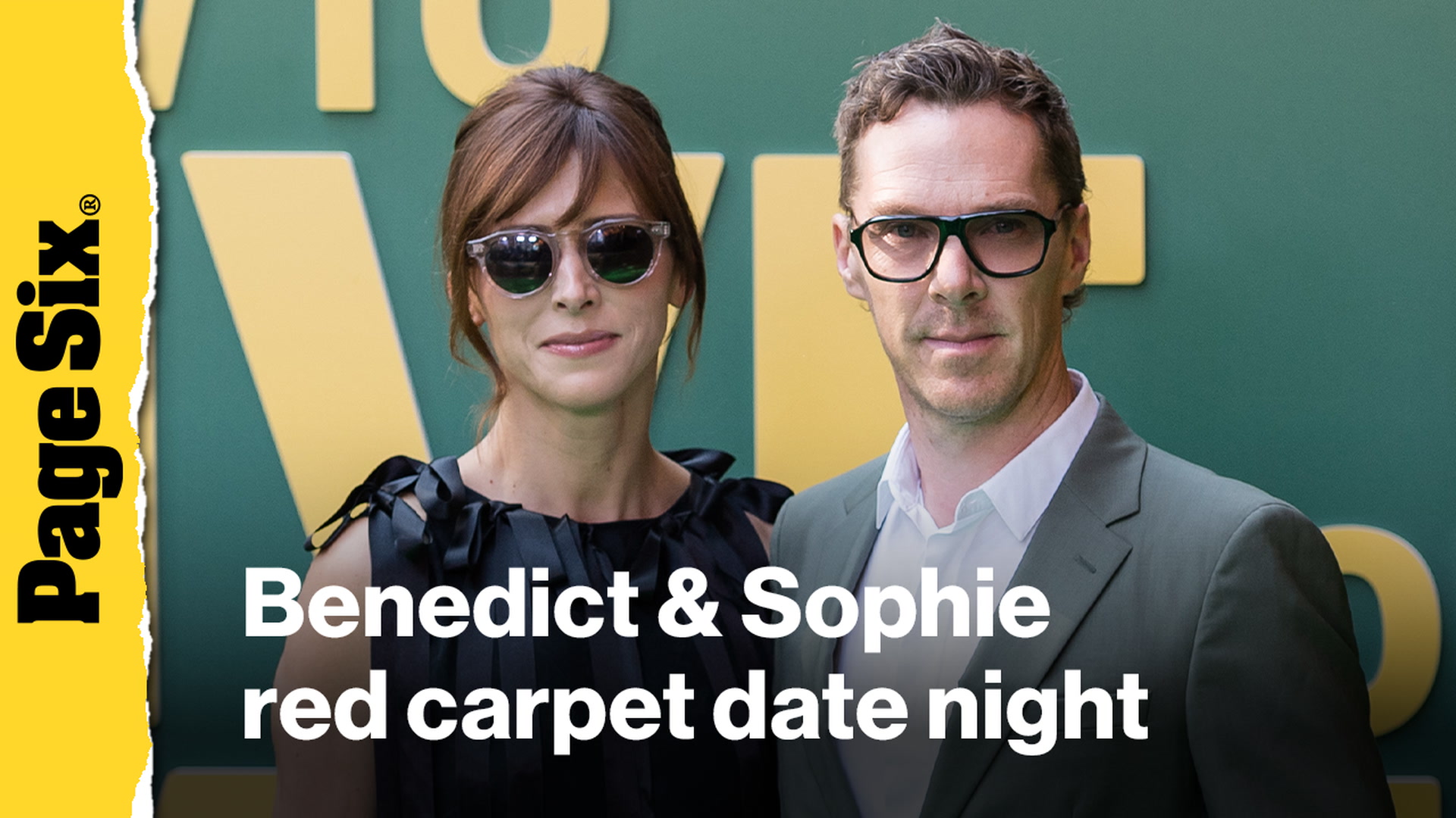 Video thumbnail for Benedict Cumberbatch and wife Sophie Hunter attend premiere of documentary 'How to Live on Earth'